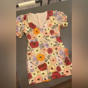 Floral Embroidered Dress